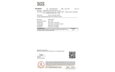 環(huán)保測試報告 TSCA CANEC25009106003