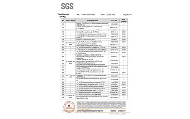 環保測試報告 PFAS CANEC25009106005