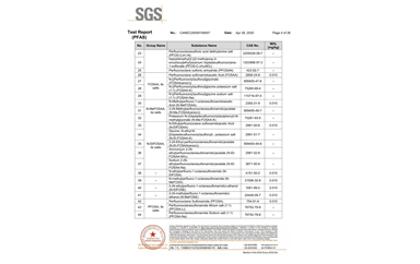 環保測試報告 PFAS CANEC25009106007