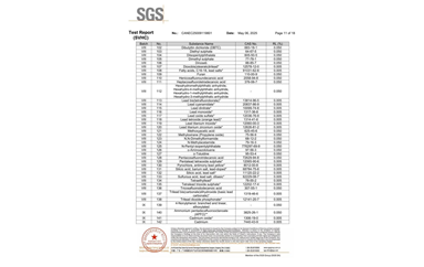 環(huán)保測試報告 SVHC CANEC25009119801