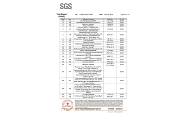 環(huán)保測試報告 SVHC CANEC25009119801