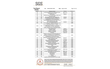 環(huán)保測試報告 SVHC CANEC25009119801